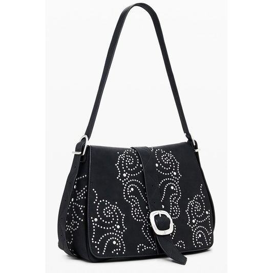 Desigual "Black Polyurethane Women's Handbag" - ClickThatClicks 