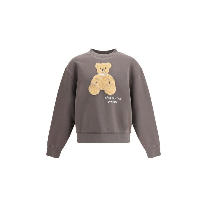 Palm Angels Brown Cotton Sweatshirt
