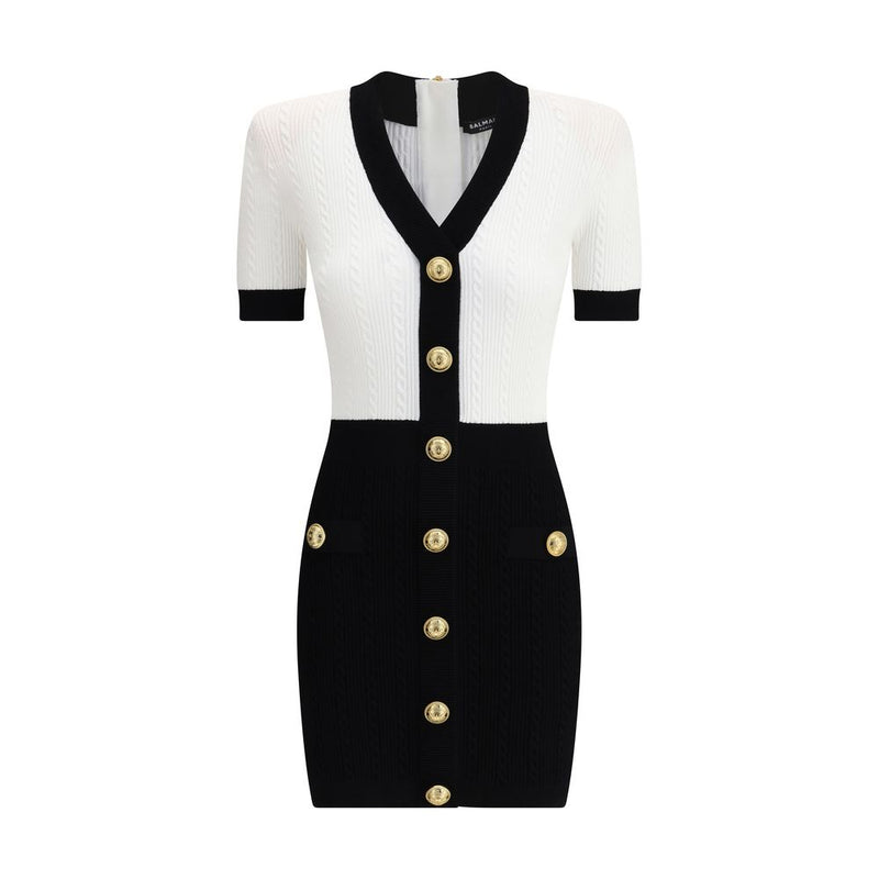 Balmain Multicolor Viscose Casual Dress