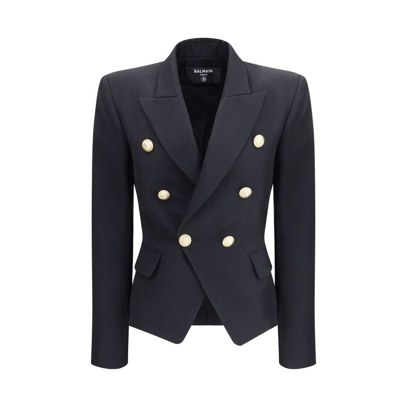 Balmain Black Wool Blazer
