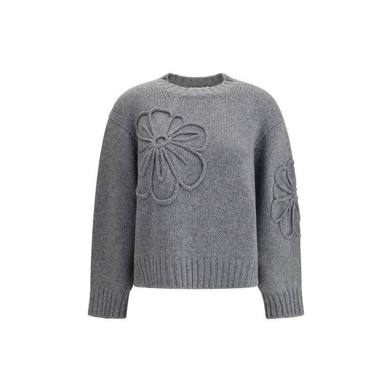 Bruno Manetti Embroidered flower Sweater