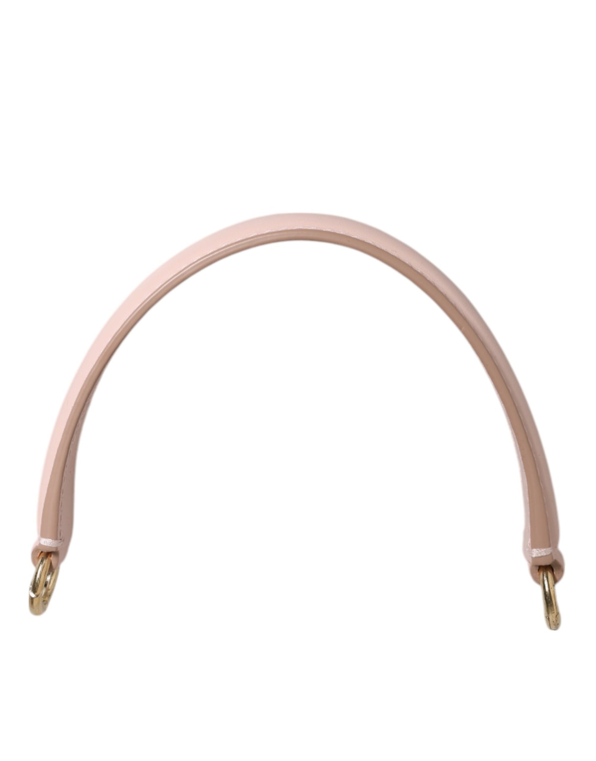 Dolce & Gabbana Strap Pink Leather Gold Tone Big Bag Handle Shoulder Strap - ClickThatClicks 