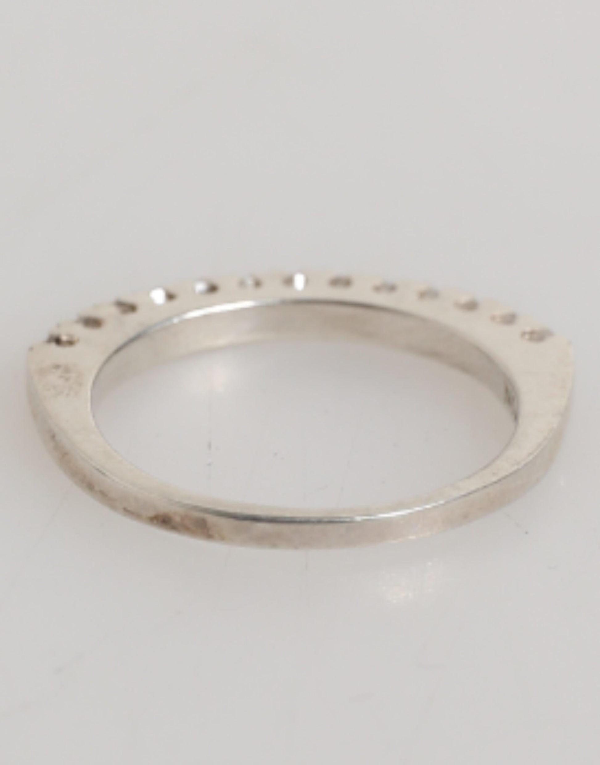 Nialaya Sterling Silver 925 Band Pave CZ Crystal Eternity Ring - ClickThatClicks 