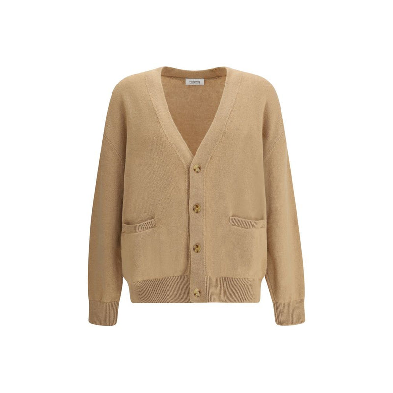 Laneus Beige Merino Wool Cardigan