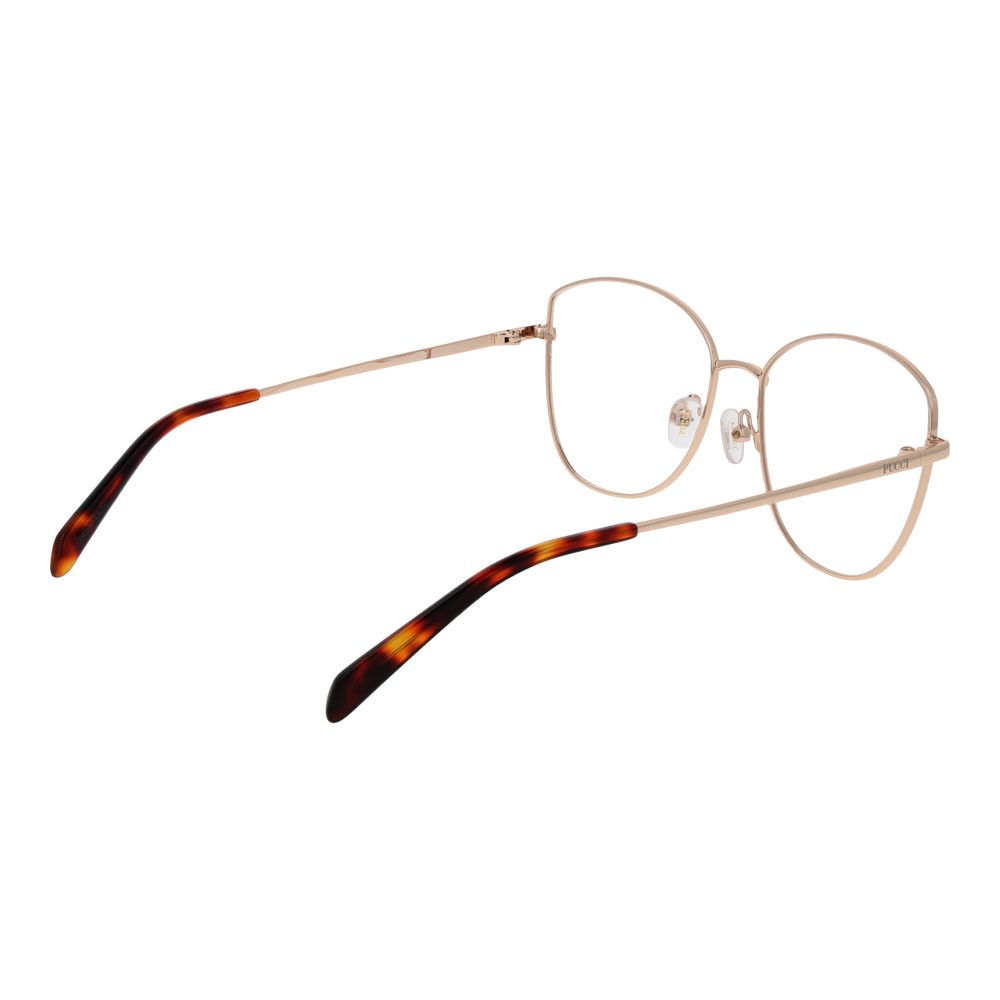 Emilio Pucci Rose Gold Metal Glasses (Frames) - ClickThatClicks 