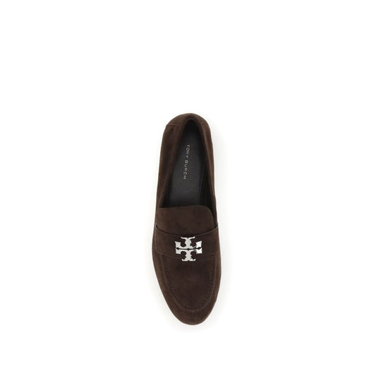 Tory Burch Brown Leather Slip-On Loafers - ClickThatClicks 
