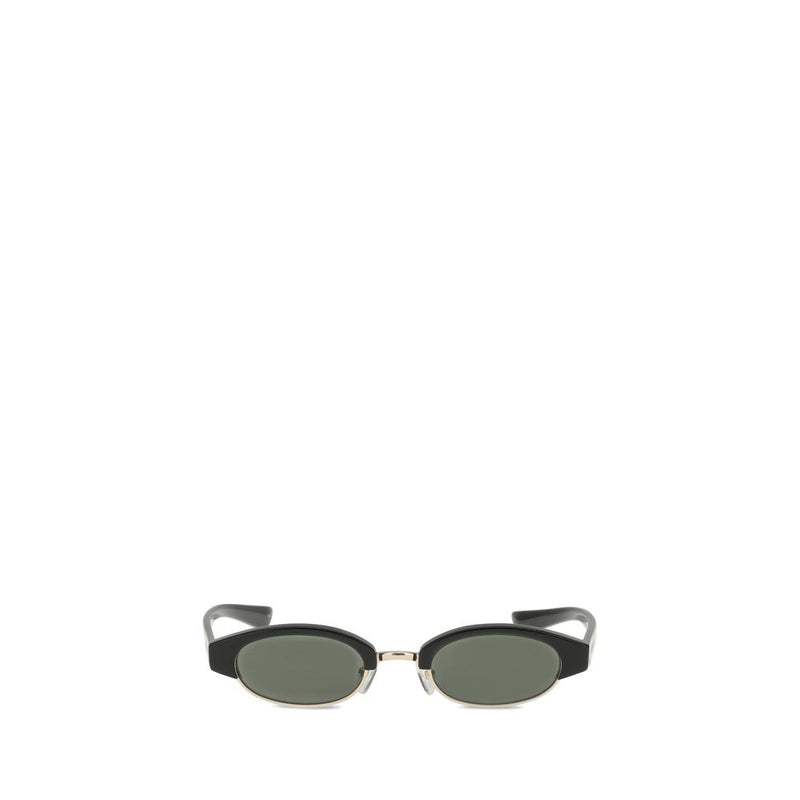 Alexander McQueen Black Acetate Sunglasses
