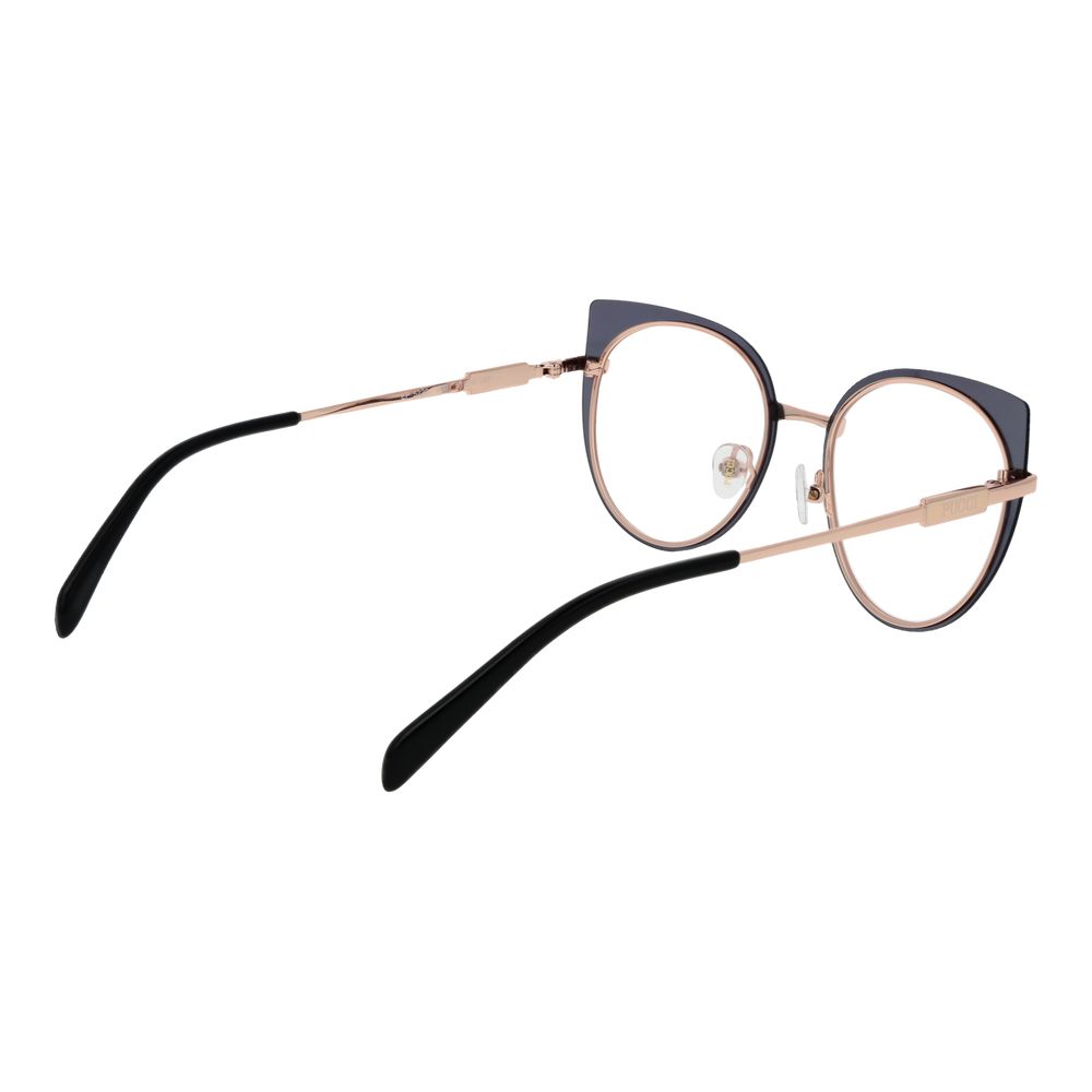 Emilio Pucci Rose Gold Metal Glasses (Frames) - ClickThatClicks 