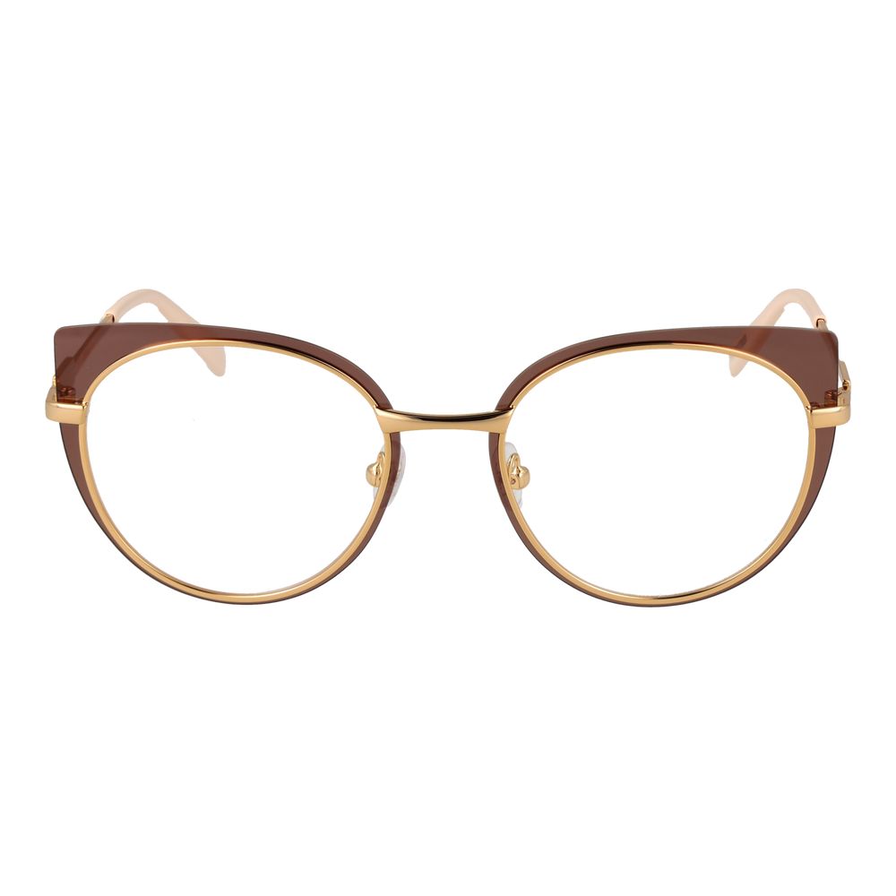 Emilio Pucci Brown Metal Glasses (Frames) - ClickThatClicks 