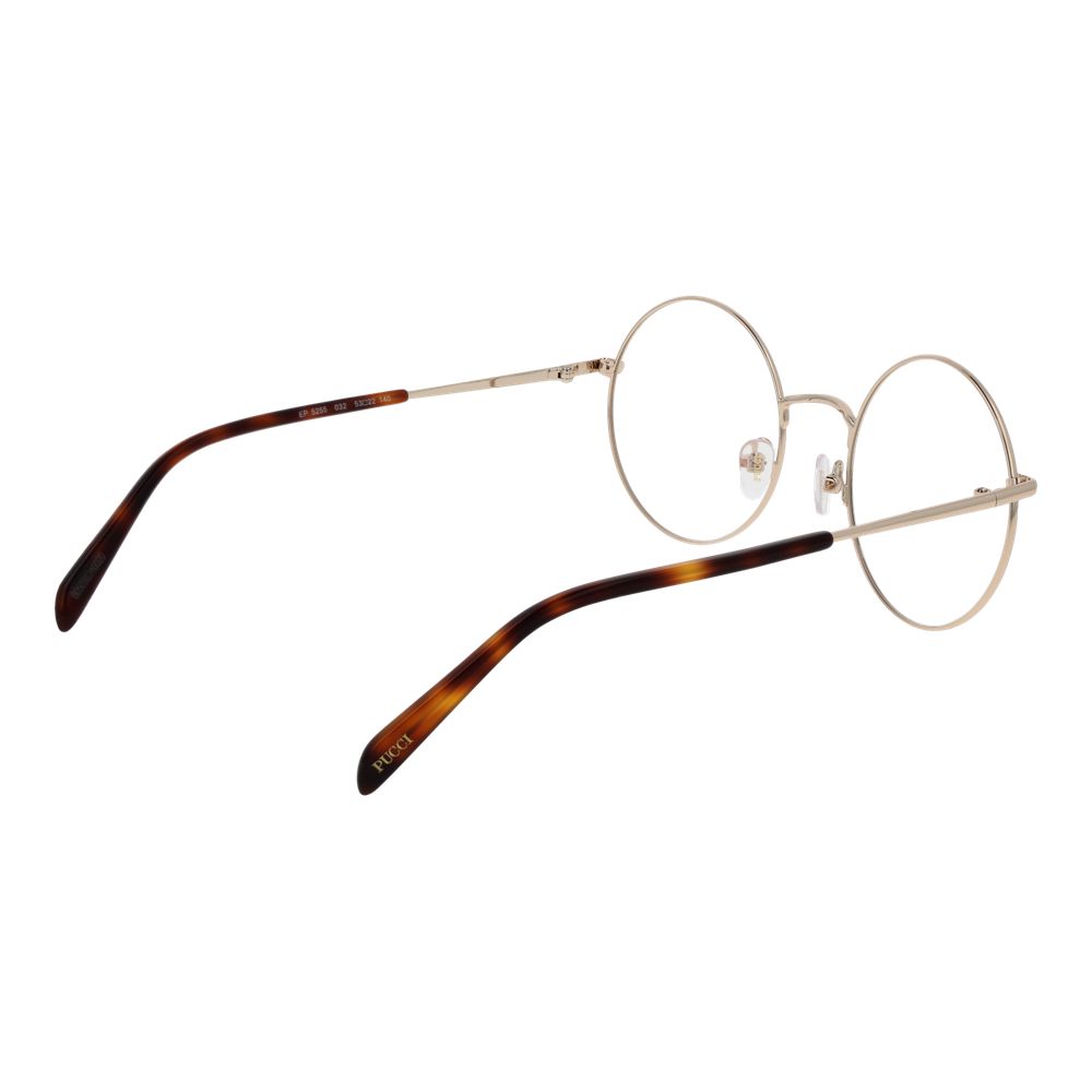 Emilio Pucci Gold Metal Glasses (Frames) - ClickThatClicks 