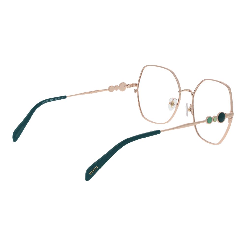 Emilio Pucci Rose Gold Metal Glasses (Frames) - ClickThatClicks 