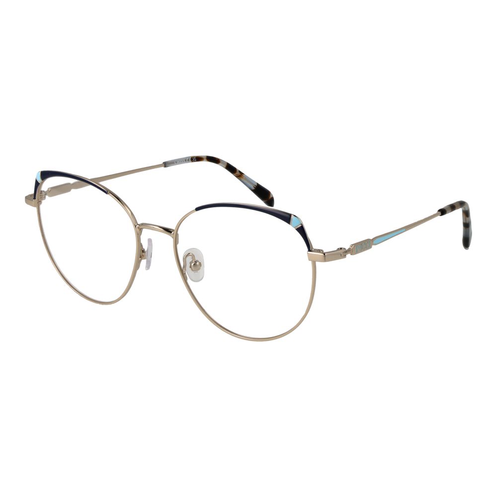 Emilio Pucci Gold Metal Glasses (Frames) - ClickThatClicks 
