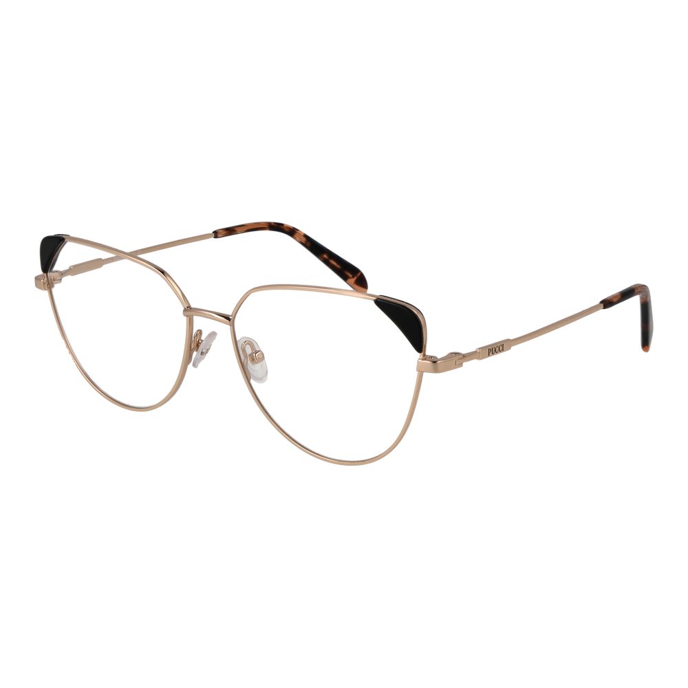 Emilio Pucci Gold Metal Glasses (Frames) - ClickThatClicks 