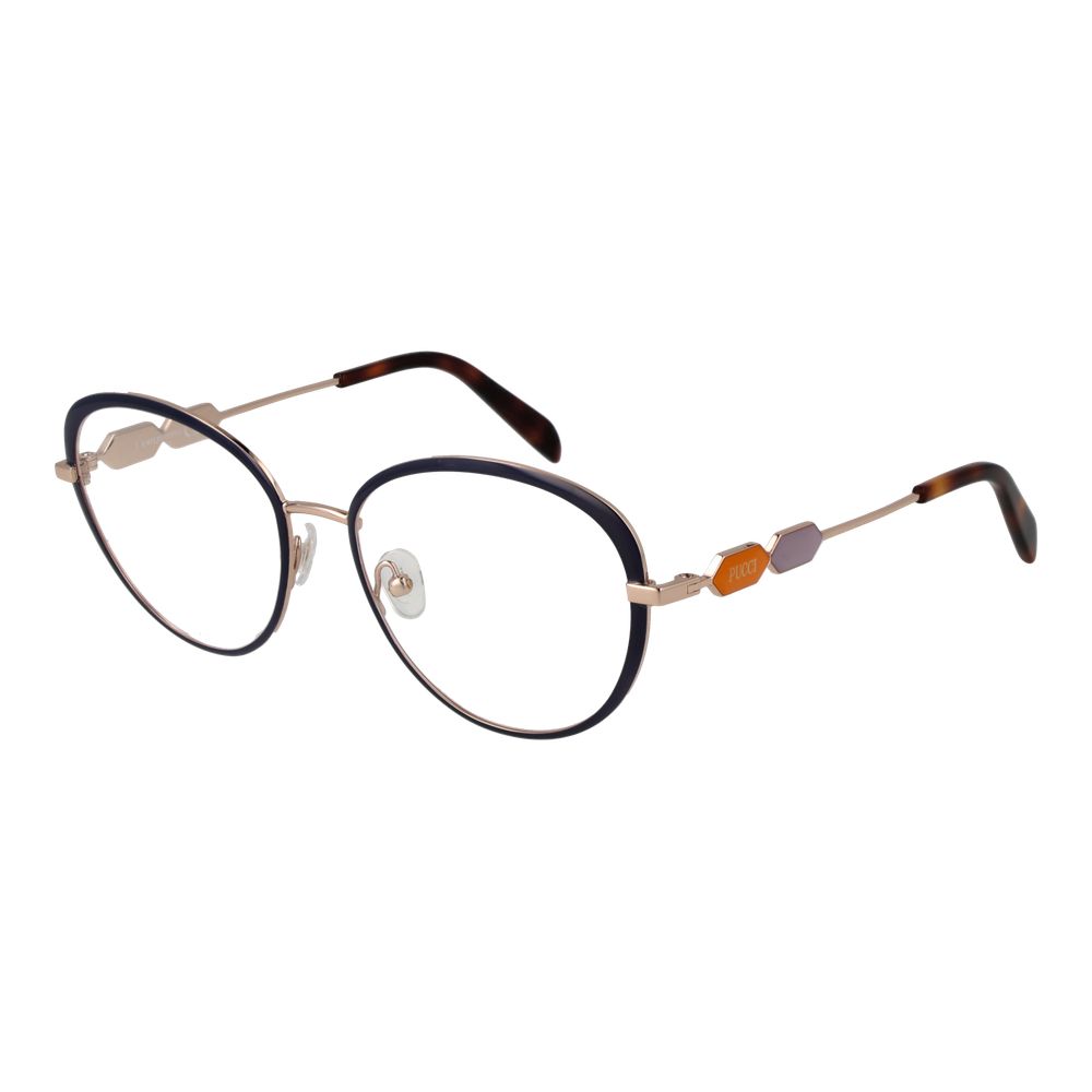 Emilio Pucci Blue Metal Glasses (Frames) - ClickThatClicks 