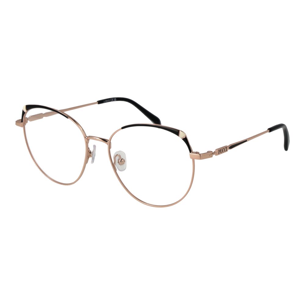 Emilio Pucci Rose Gold Metal Glasses (Frames) - ClickThatClicks 