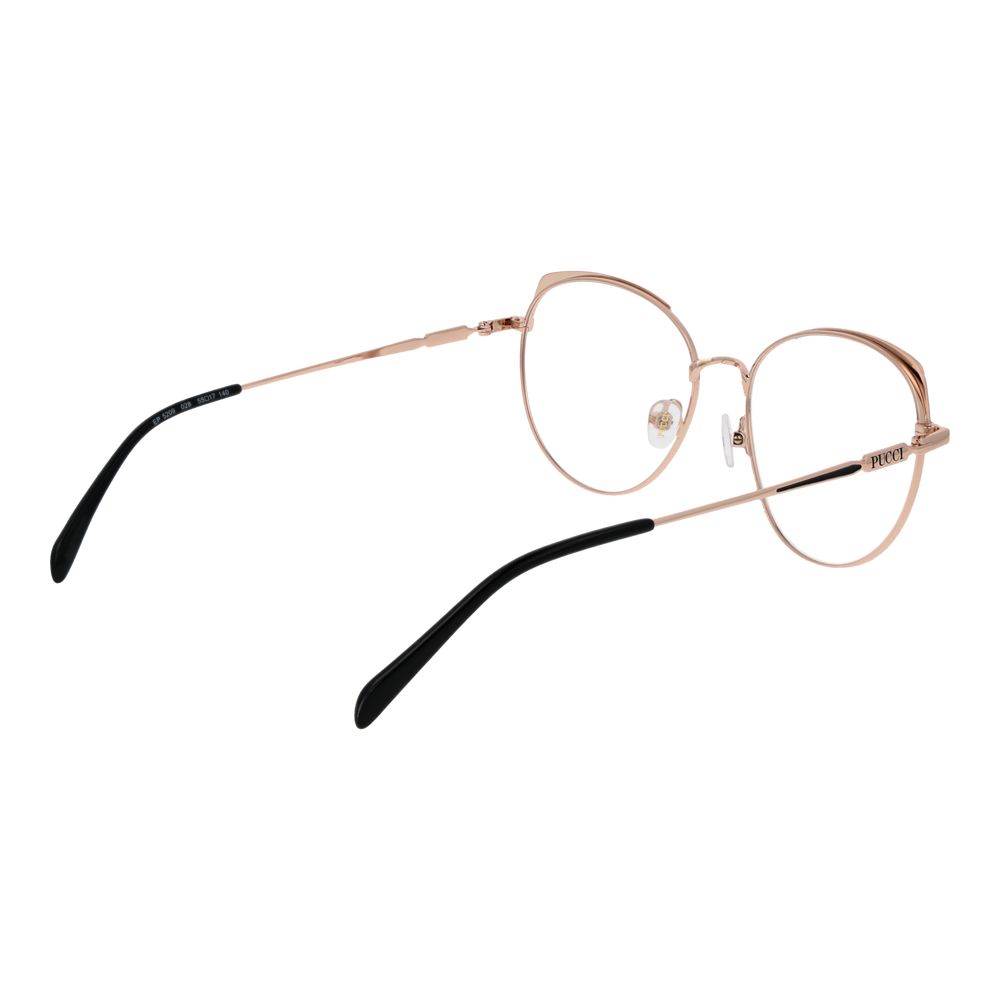 Emilio Pucci Rose Gold Metal Glasses (Frames) - ClickThatClicks 