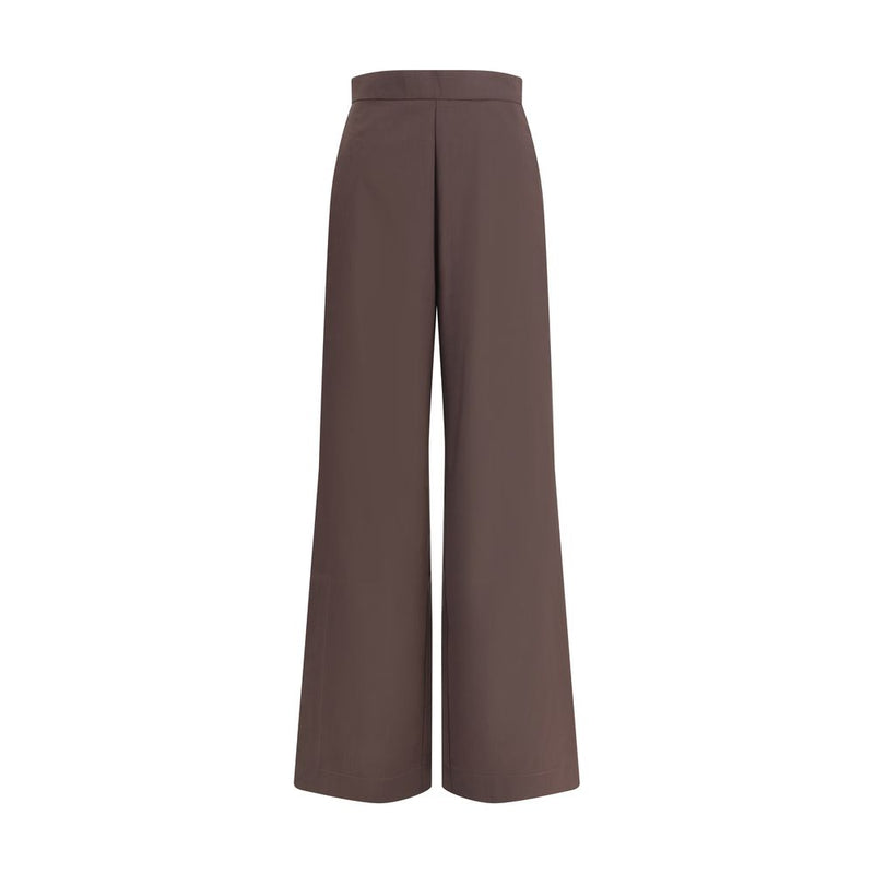 Di Stavnitser Brown Fleece Wool Casual Pants