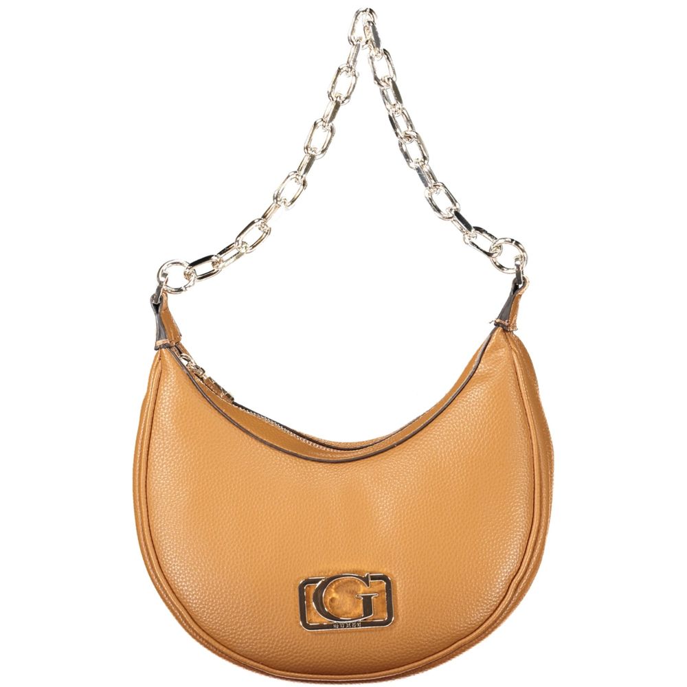 Guess Jeans Marrone Poliuretano Women Handbag - ClickThatClicks 