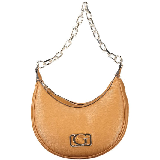 Guess Jeans Marrone Poliuretano Women Handbag - ClickThatClicks 