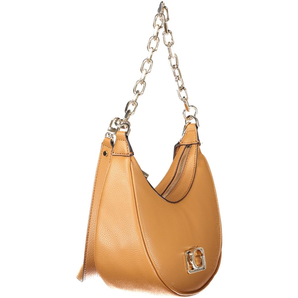 Guess Jeans Marrone Poliuretano Women Handbag - ClickThatClicks 
