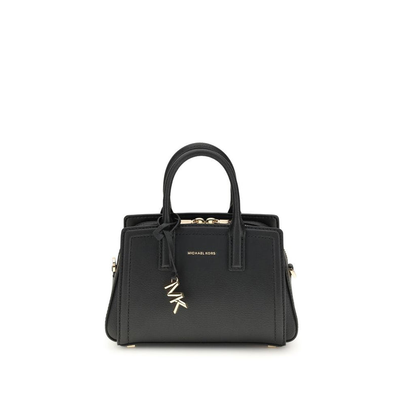 Michael Kors Black Calf Leather Bos Taurus Shoulder Bag