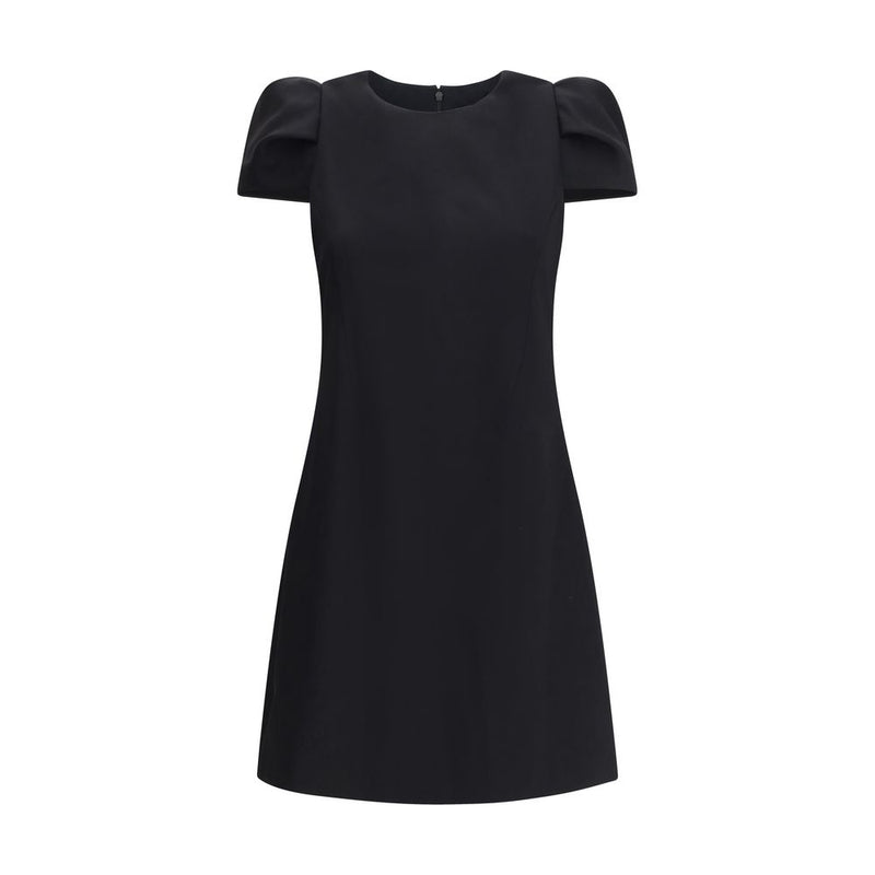 Alexander McQueen Black Wool Casual Dress