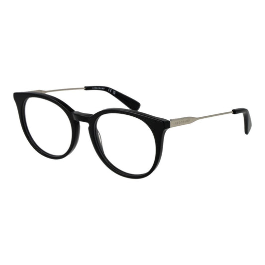 Longchamp Black Metal Glasses (Frames) - ClickThatClicks 