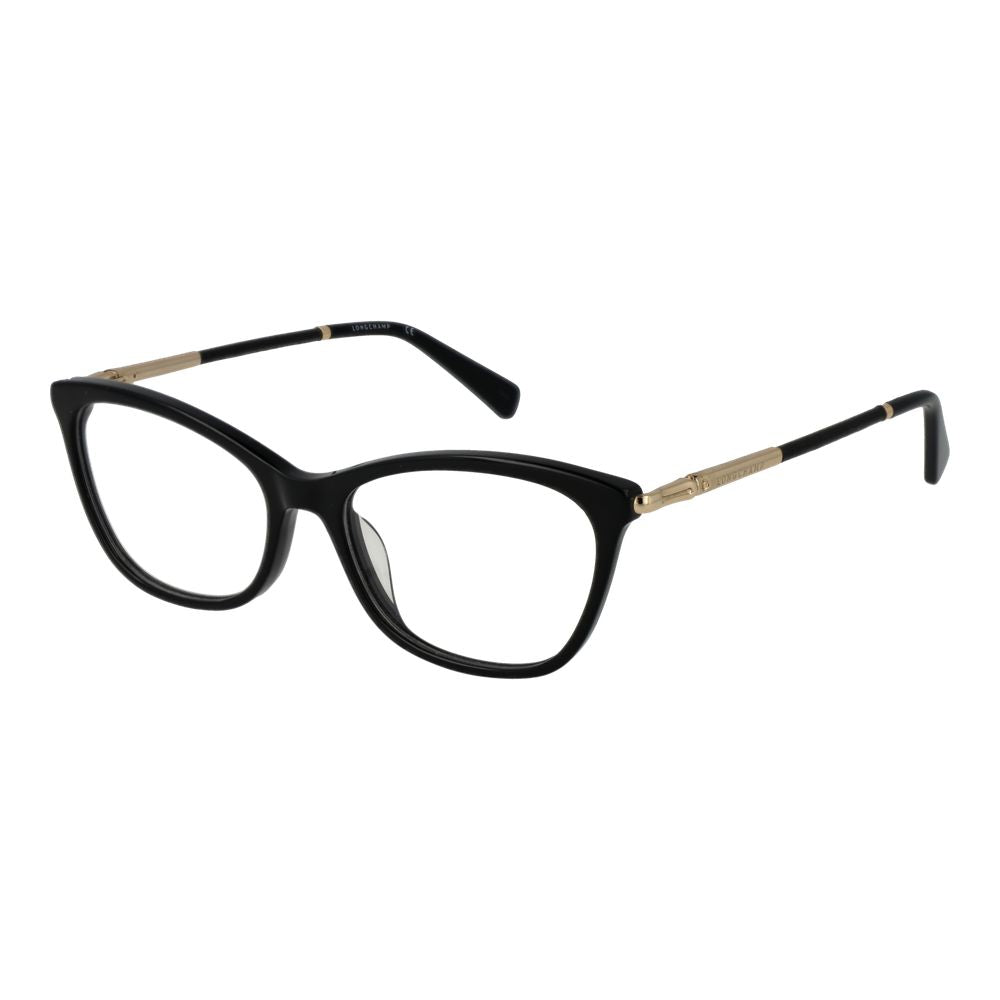Longchamp Black Plastic Glasses (Frames) - ClickThatClicks 