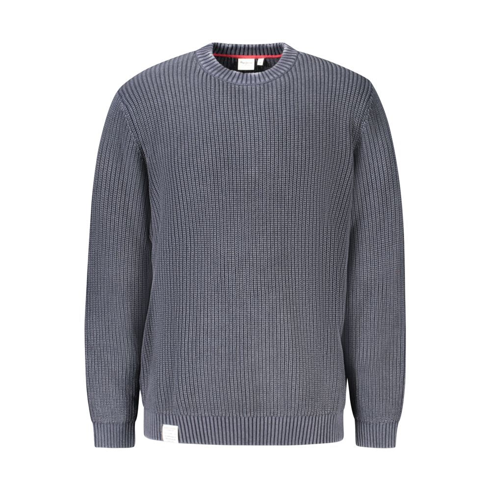 Pepe Jeans Blue Cotton Men's Sweater - ClickThatClicks 
