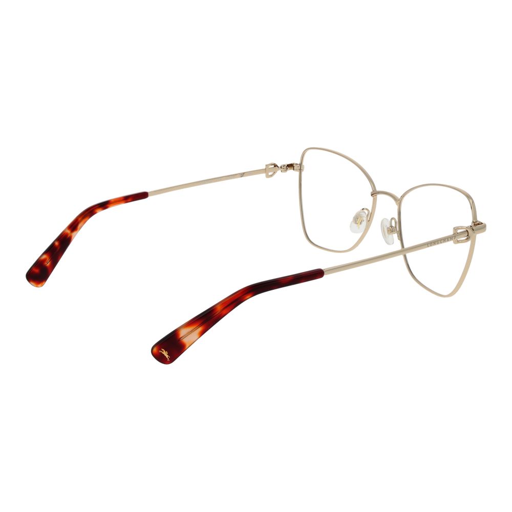 Longchamp Gold Metal Glasses (Frames) - ClickThatClicks 