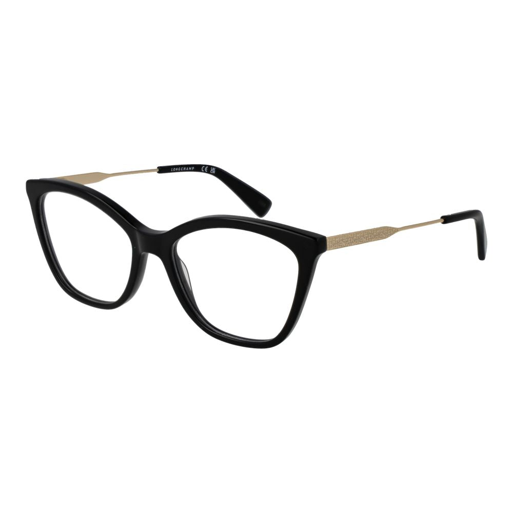 Longchamp Black Metal Glasses (Frames) - ClickThatClicks 