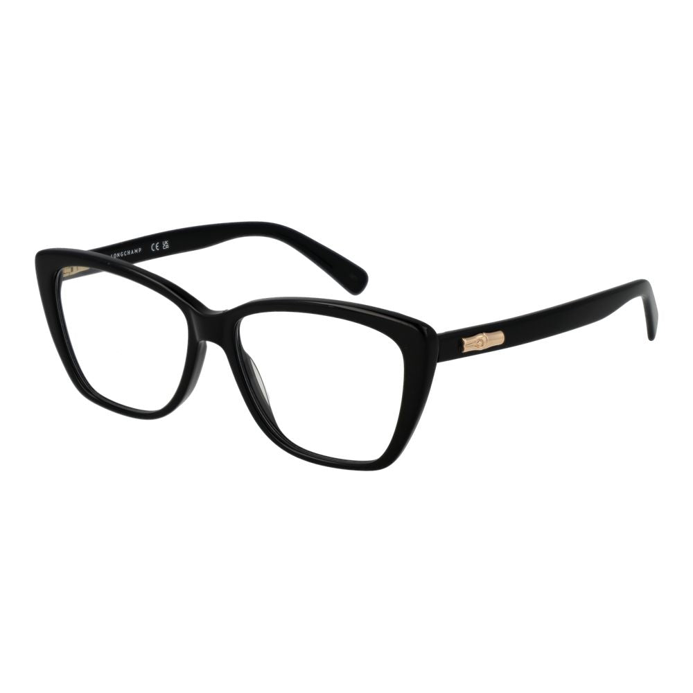 Longchamp Black Acetate Glasses (Frames) - ClickThatClicks 