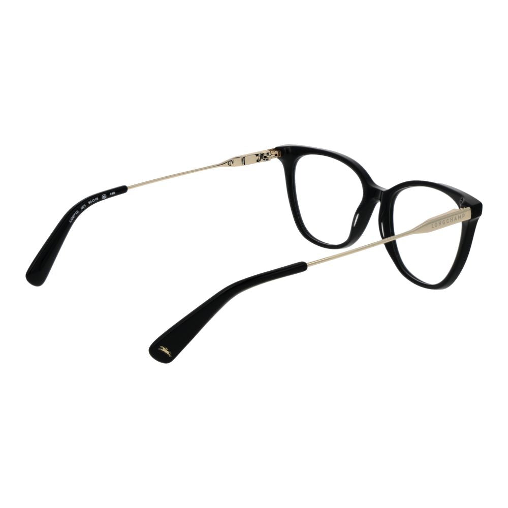 Longchamp Black Metal Glasses (Frames) - ClickThatClicks 