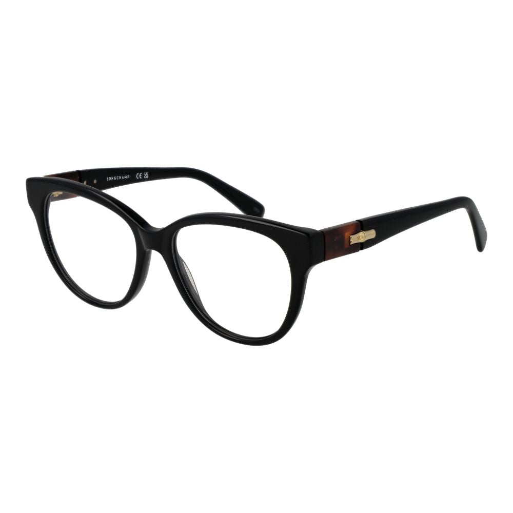 Longchamp Black Acetate Glasses (Frames) - ClickThatClicks 