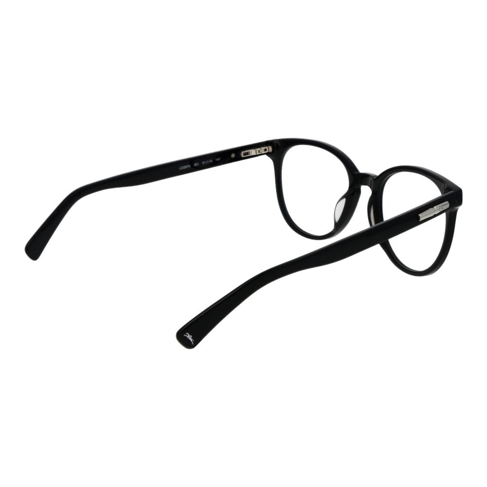 Longchamp Black Cellulose Acetate Glasses (Frames) - ClickThatClicks 