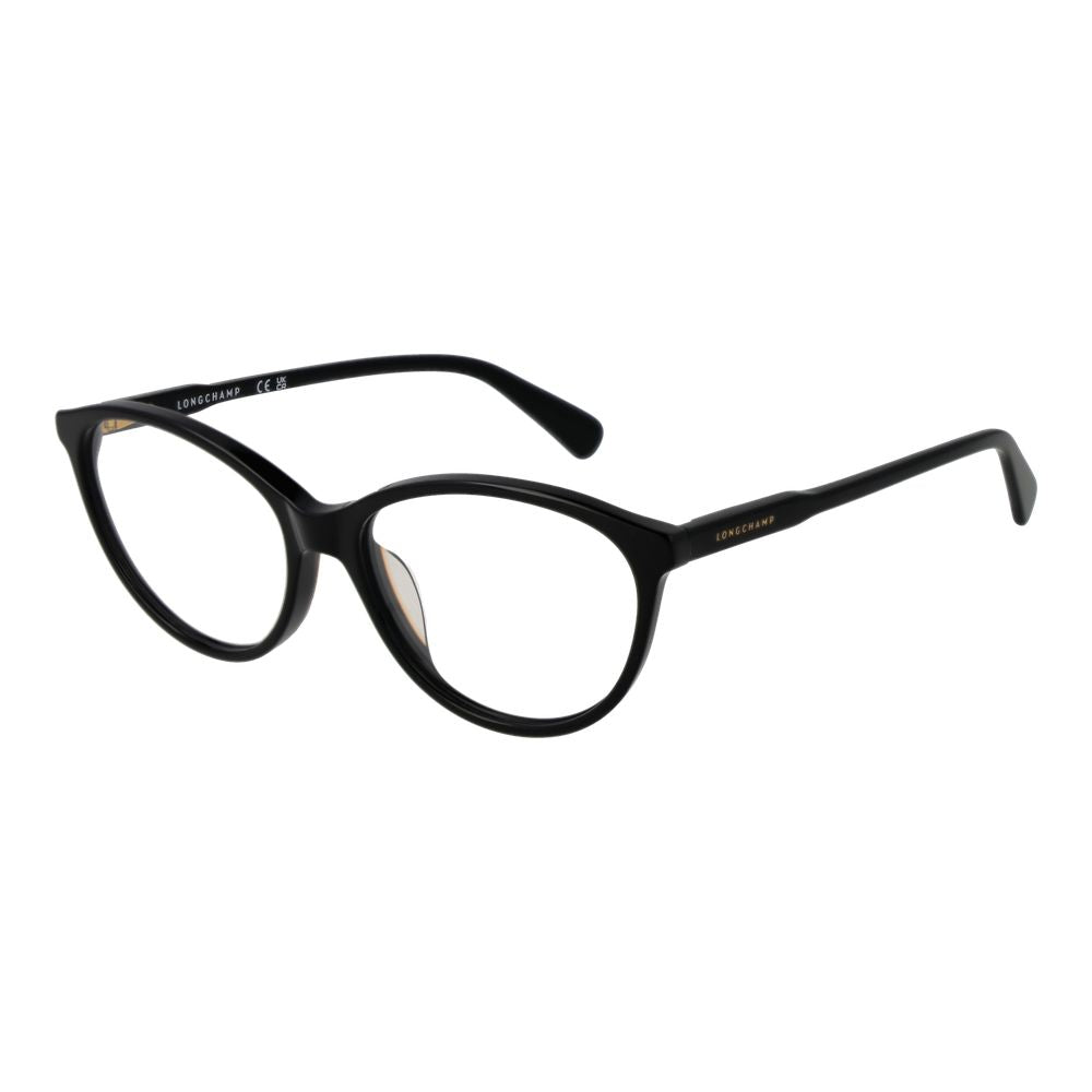 Longchamp Black Acetate Glasses (Frames) - ClickThatClicks 
