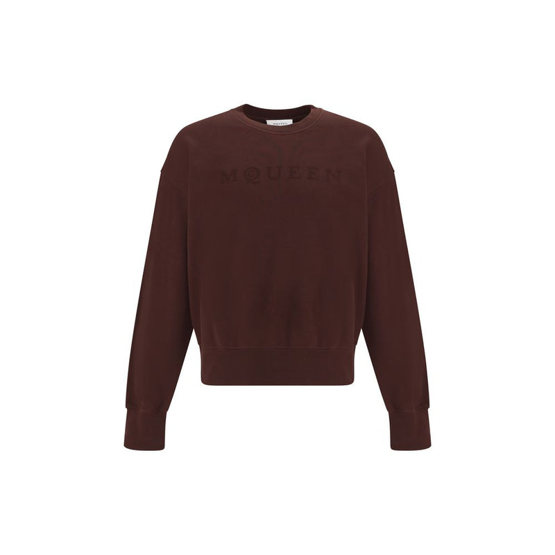 Alexander McQueen Brown Cotton Sweatshirt
