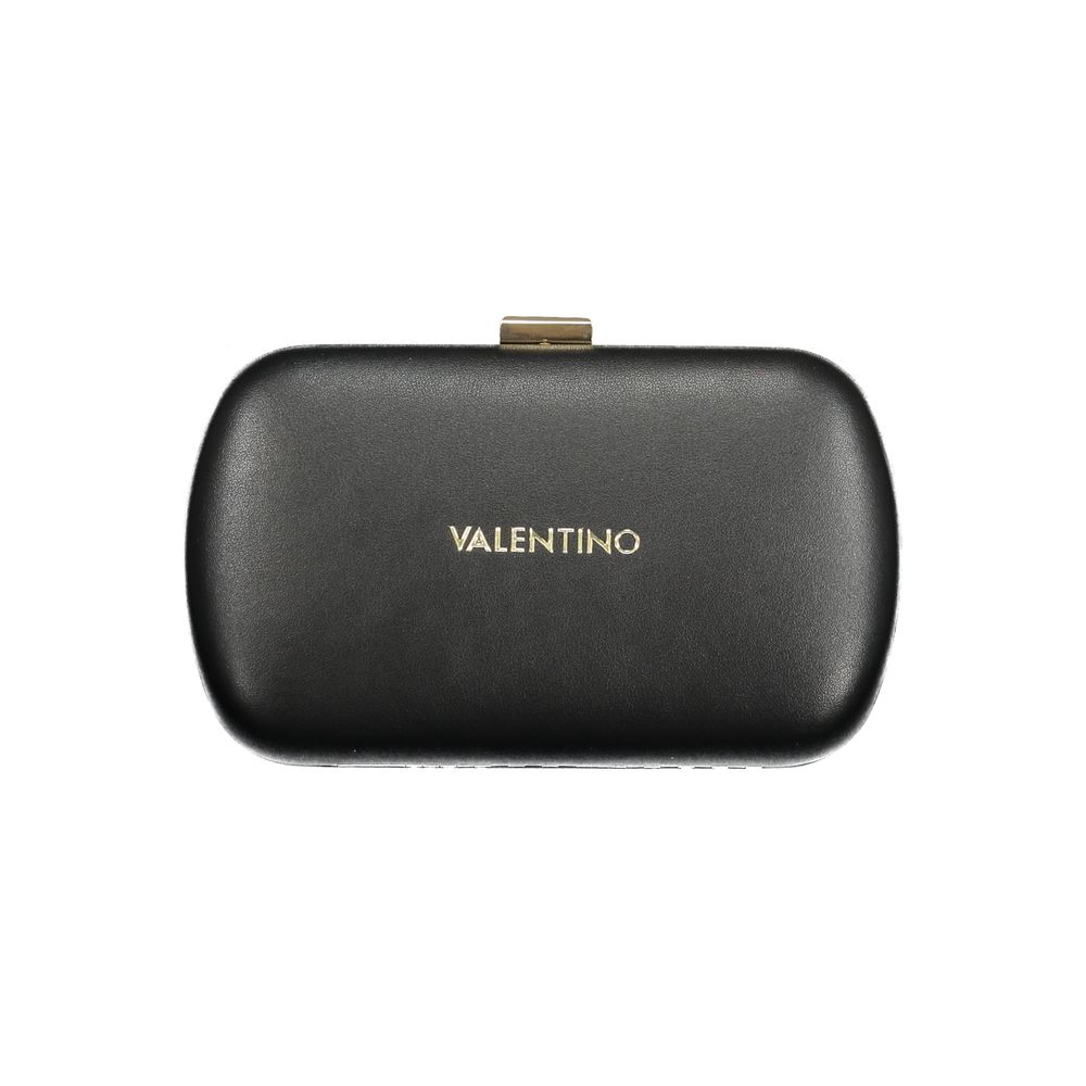 Mario Valentino Black Polyurethane Women Handbag - ClickThatClicks 