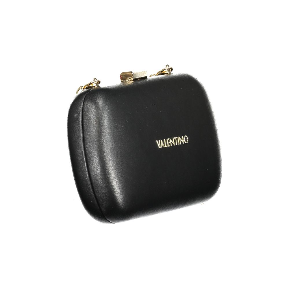 Mario Valentino Black Polyurethane Women Handbag - ClickThatClicks 