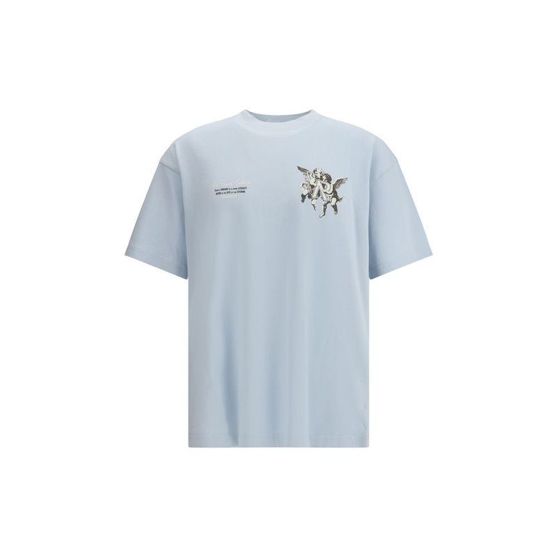Represent Light Blue Cotton T-Shirt