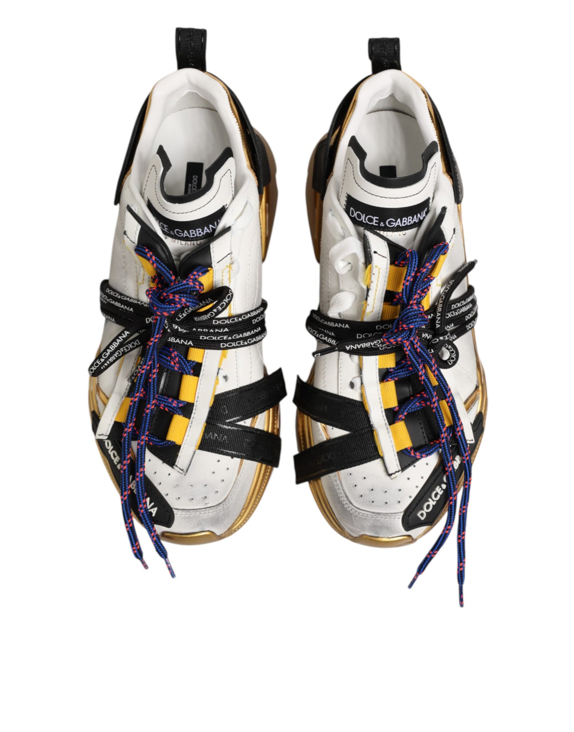 Dolce & Gabbana Multicolor Daymaster Low Top Sneakers Shoes - ClickThatClicks 