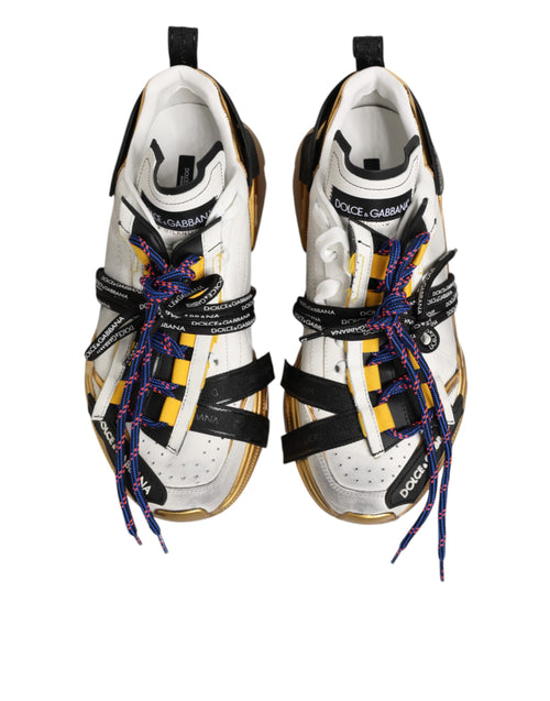 Dolce & Gabbana Multicolor Daymaster Low Top Sneakers Shoes - ClickThatClicks 