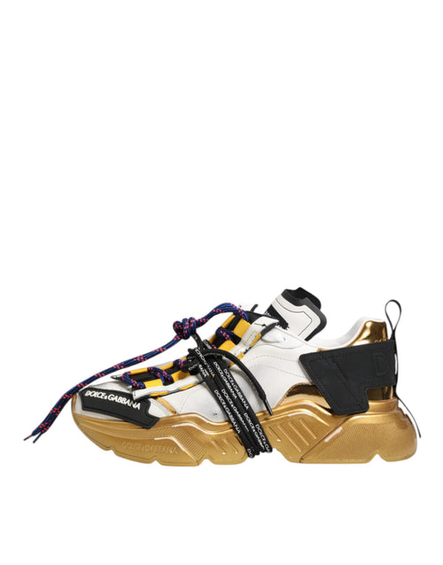 Dolce & Gabbana Multicolor Daymaster Low Top Sneakers Shoes - ClickThatClicks 