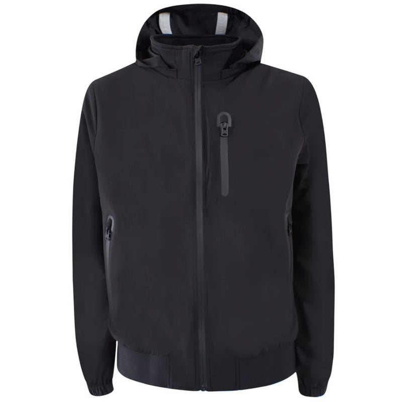 Yes Zee Black Nylon Men's Jacket
