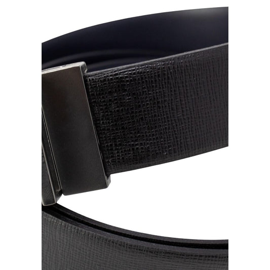 Antony Morato Black Leather Regular Belt - ClickThatClicks 