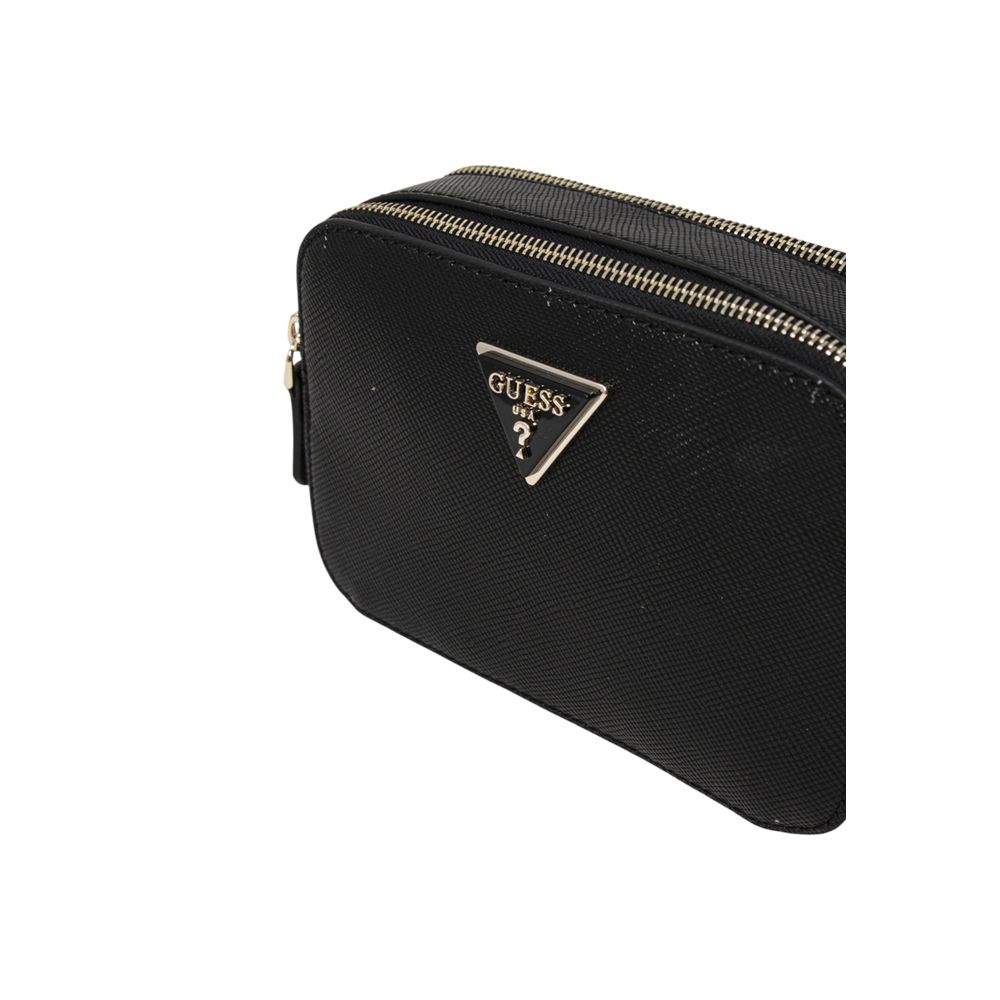 Guess Black Polyethylene Handbag - ClickThatClicks 