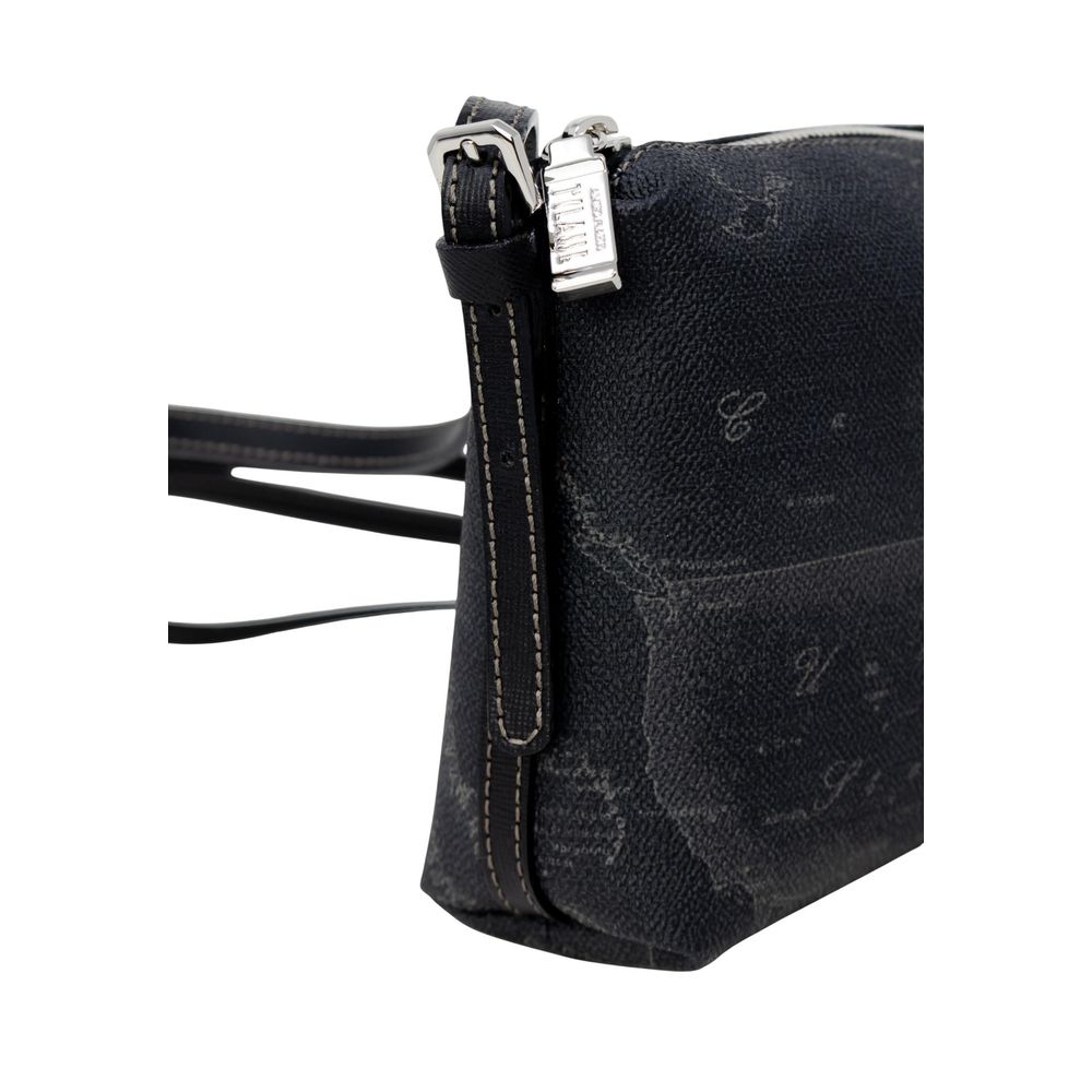 Alviero Martini Prima Classe Black Polyester Handbag - ClickThatClicks 