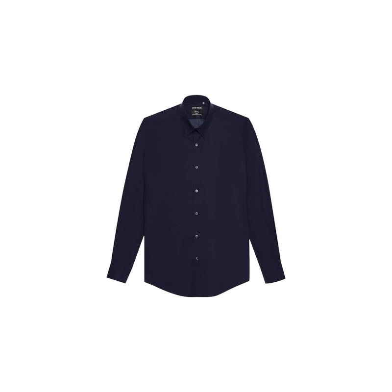 Antony Morato Blue Cotton Dress Shirt