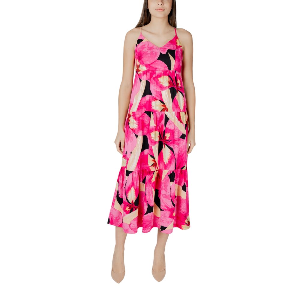 Only Multicolor Viscose Long Dress - ClickThatClicks 