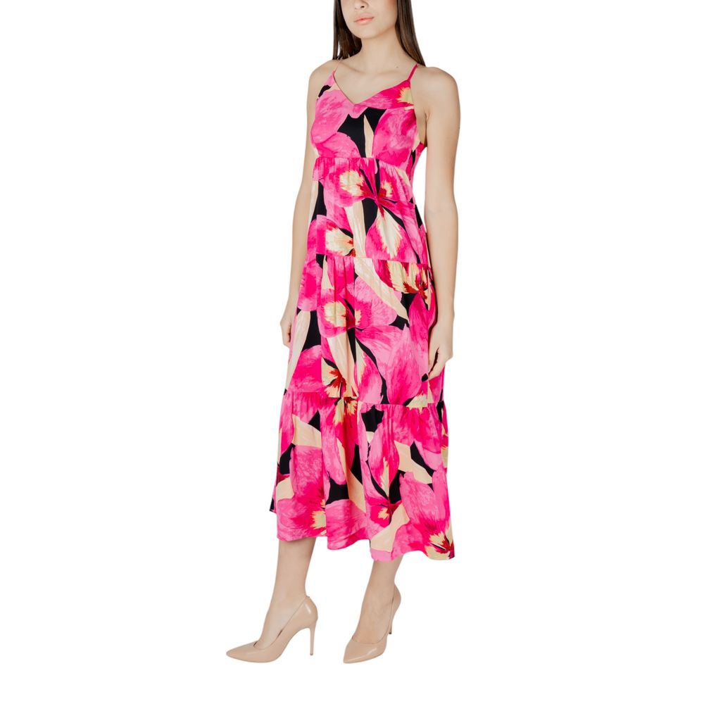 Only Multicolor Viscose Long Dress - ClickThatClicks 